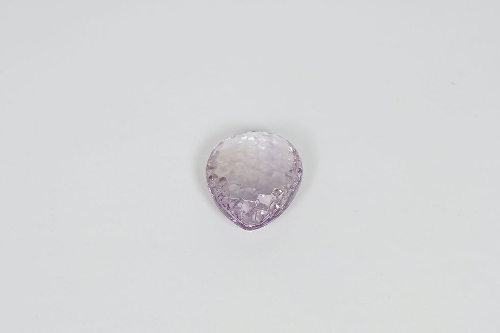 Thumbnail: Almonds Scoop Carving Pink Amethyst
