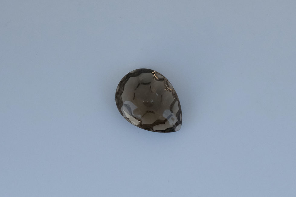 Thumbnail: Almonds Scoop Carving Smoky Quartz