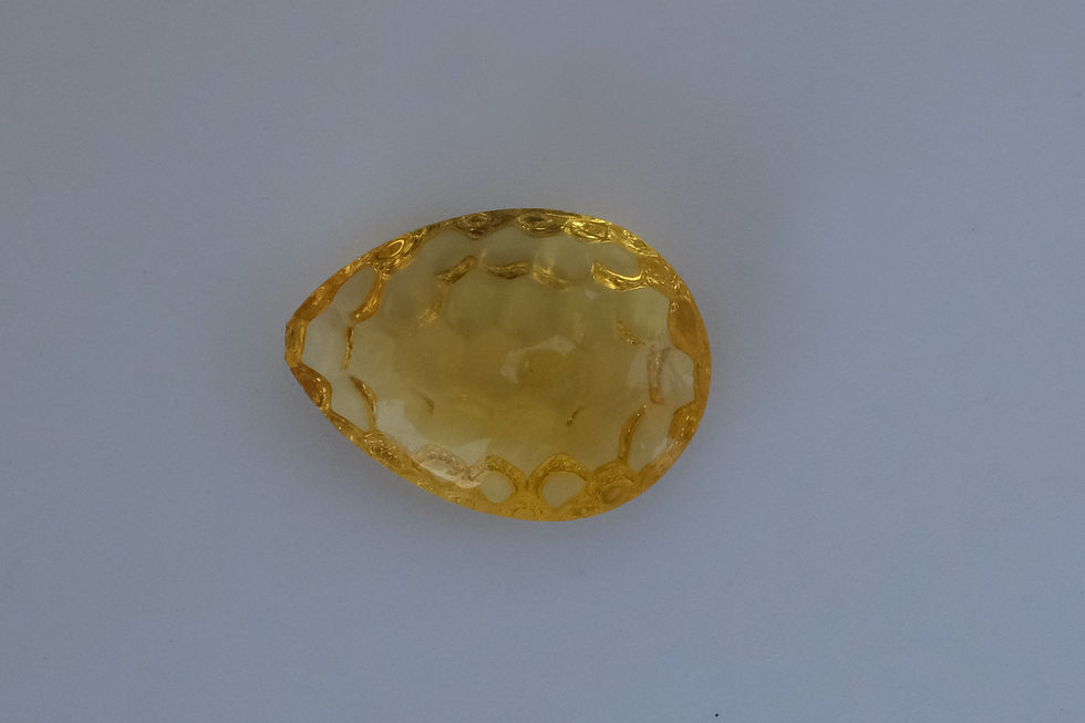 Thumbnail: Almonds Scoop Carving Honey Quartz