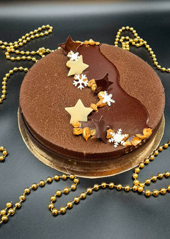 Entremet chocolat praliné