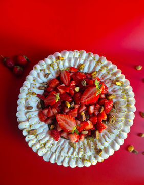 Charlotte Pistache Fraise