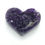 Thumbnail: Amethyst Cluster Hearts - Small