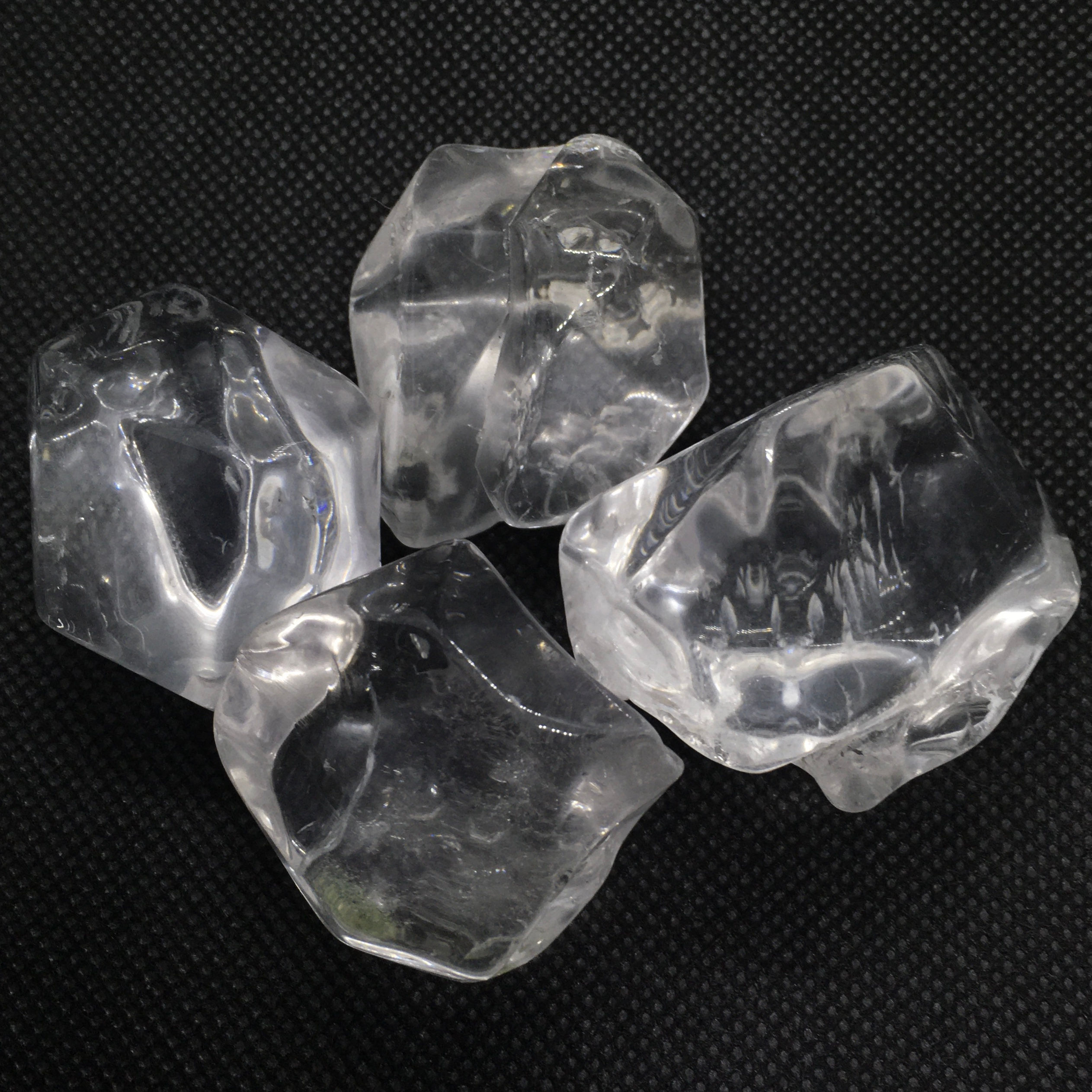 Clear Quartz Polished Ice Pebbles - Ave weight 50 grams