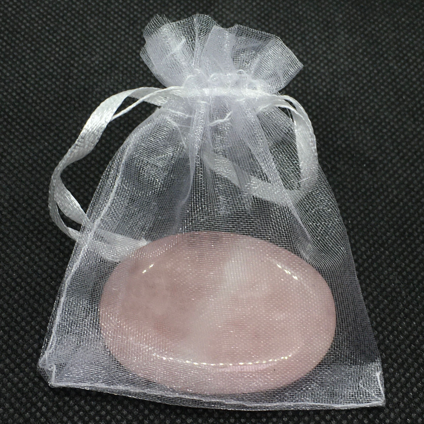 Susan's Inspirational Flat Stones - Rose Quartz