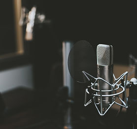 estudio de micrófono
