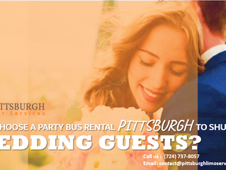 Why Choose a Party Bus Rental Pittsburgh to Shuttle Wedding Guests?