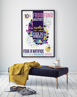 création illustration affiche concert froidfond