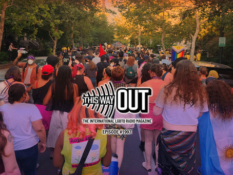 Photo of people in the Dyke March