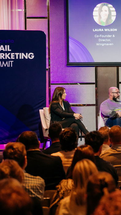 Wingmaven Co-founder, Laura Wilson, as panellist at the Mumbrella Retail Marketing Summit