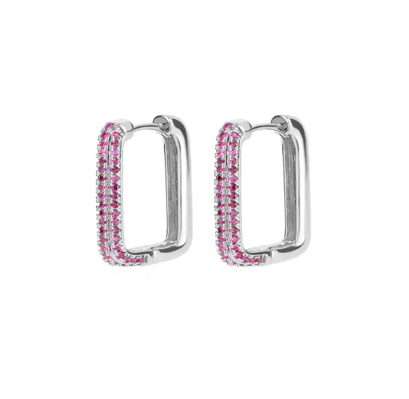 Miniaturbild: Jade Earrings  Zirkonia Silver 