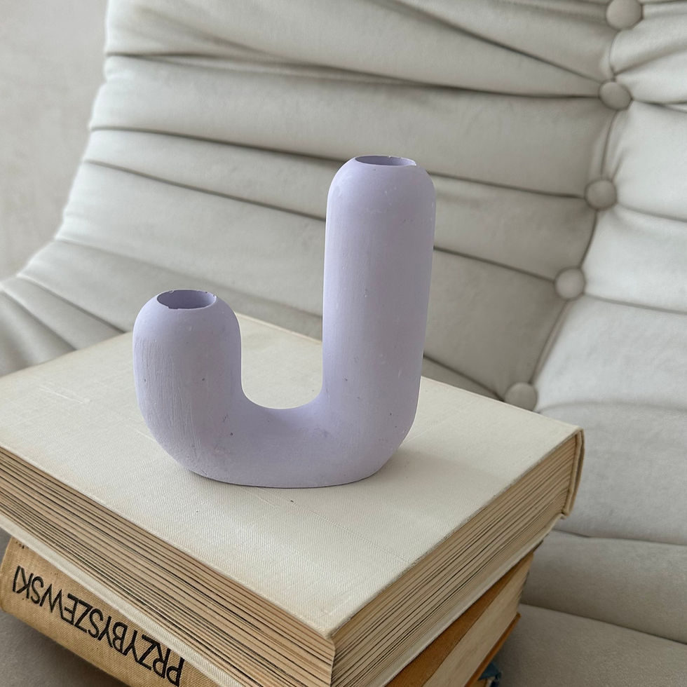 Miniatura: Świecznik ceramiczny Jot