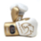 Rival RS100 Professional Sparring Boxing Gloves -White/Gold
