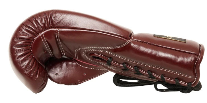 Thumbnail: TopBoxer Alien Boxing Glove with laces Maroon