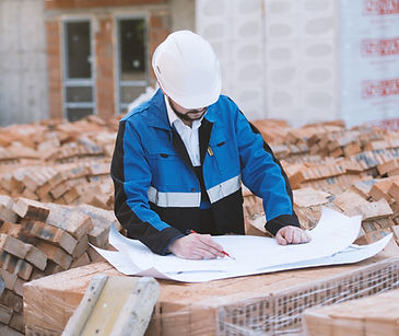 Architect Checking Plans