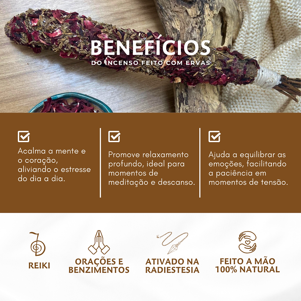 Miniatura: Kit Calma e Paciência - Incenso de planta + Palo Santo + Banho de Erva