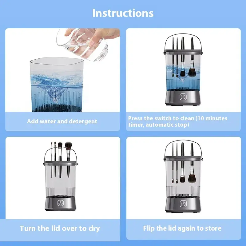 Thumbnail: BrushClean™ Electric Makeup Brush Cleaner