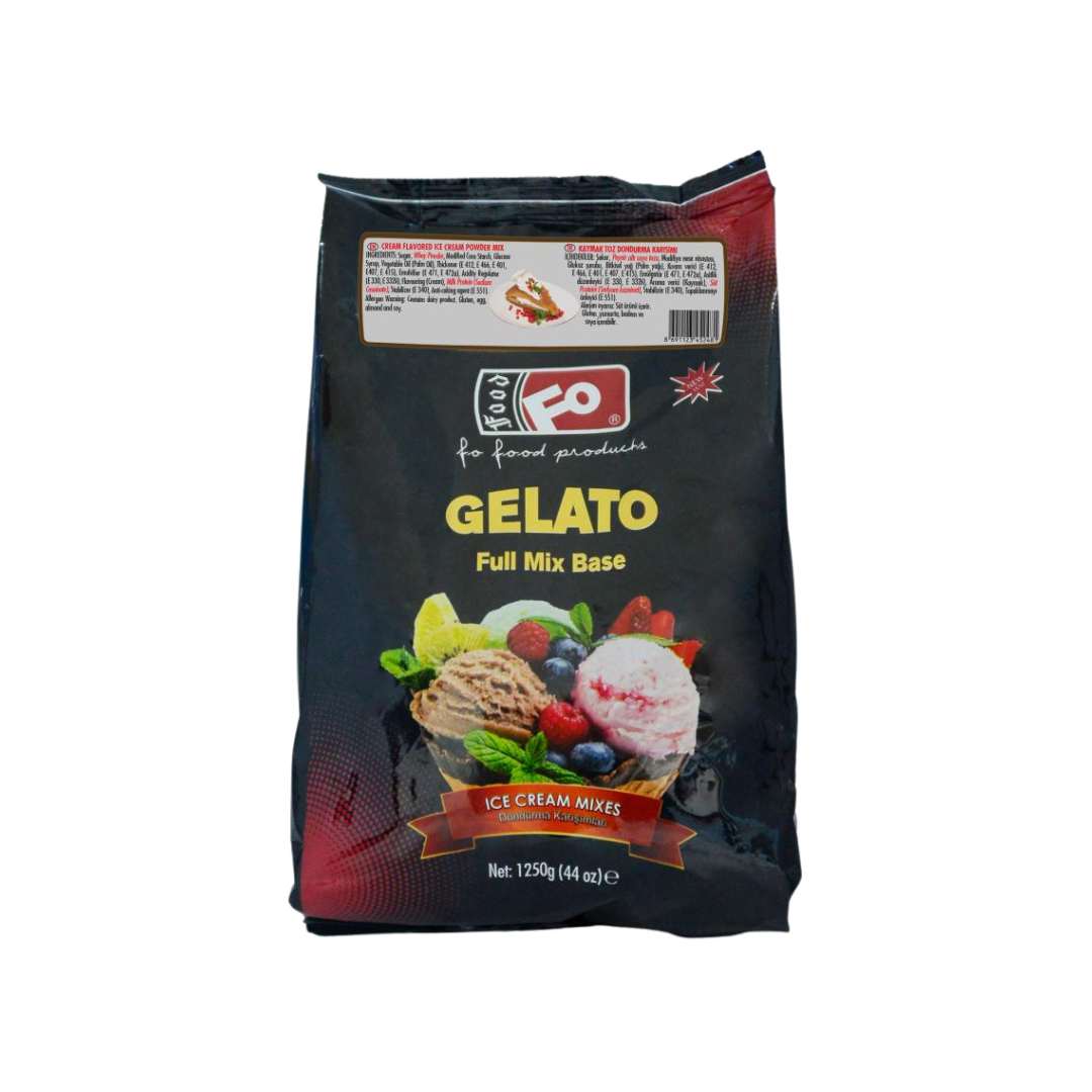 CREAM FLAVORED GELATO ICE CREAM POWDER MIX FO 1.250 KG