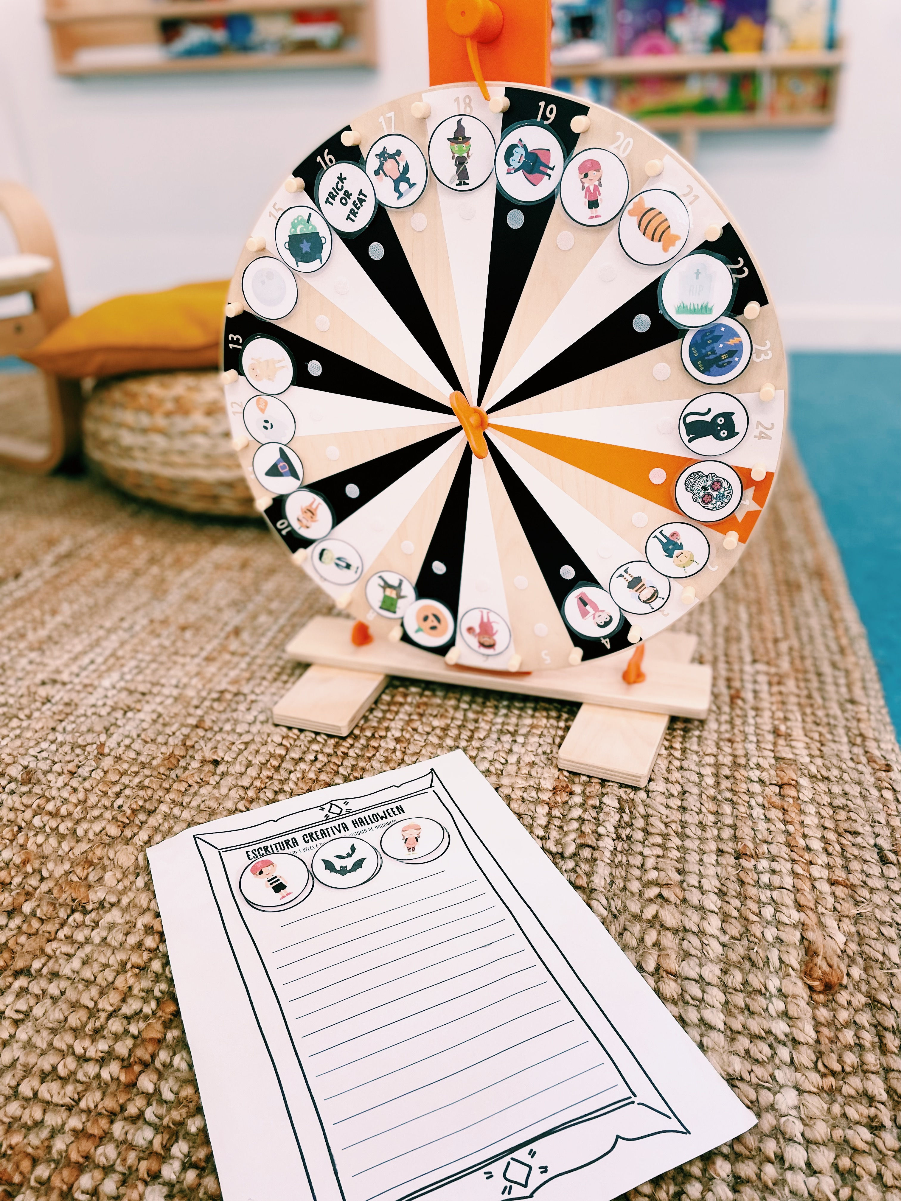 Escritura creativa de Halloween