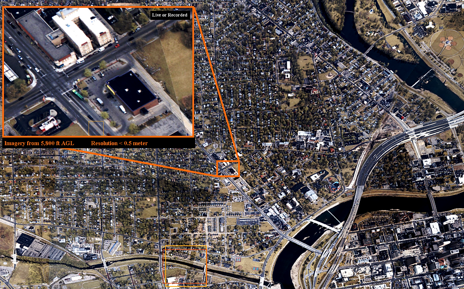 PSS, HawkEye II, Wide Area Surveillance, WAS, WAAS, Law Enforcement Support, Surveillance, Aerial Surveillance, Law Enforcement