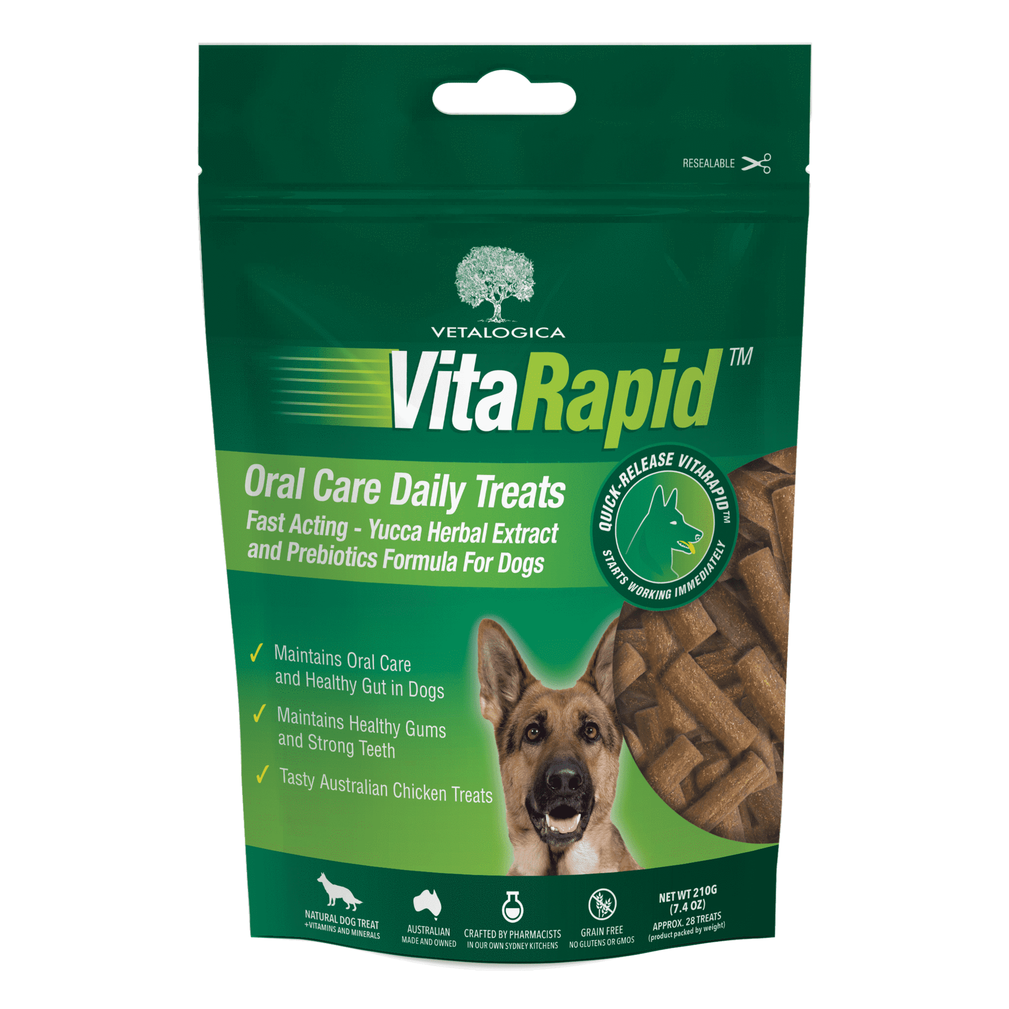 Vetalogica – Oral Care Daily Treats for dogs (210g)