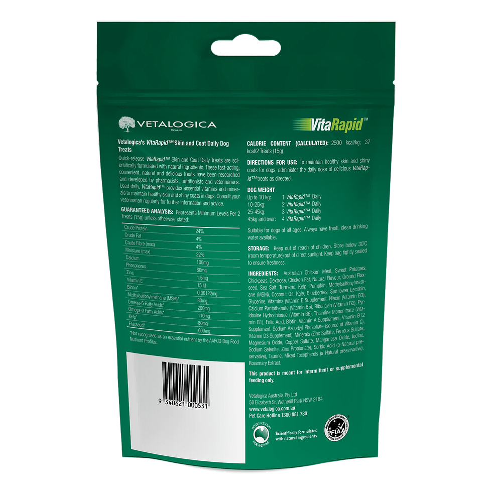 Thumbnail: Vetalogica –  Skin and Coat Daily Treats for dogs (210g)