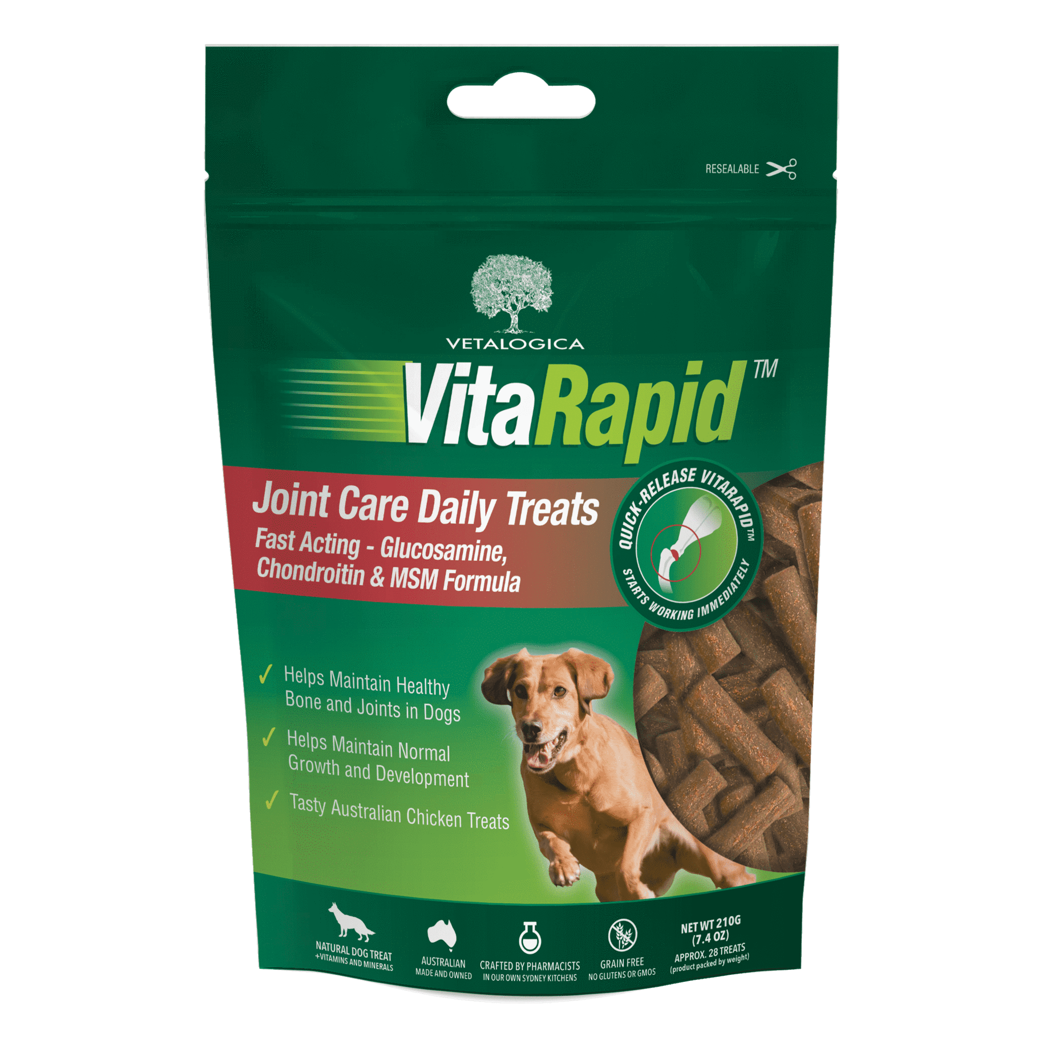 Vetalogica – Joint Care Daily Treats for dogs (210g)