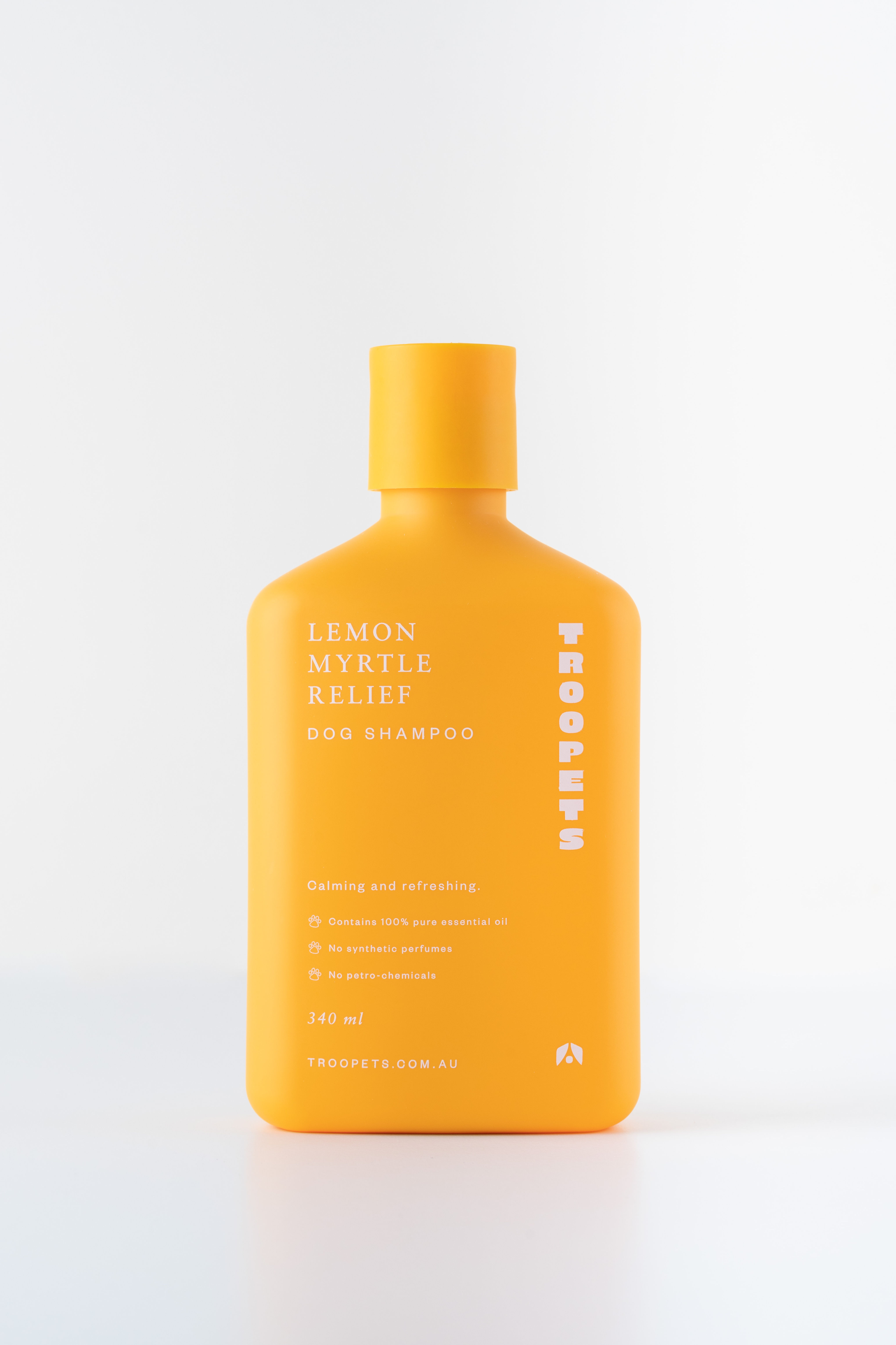 Troopets – Lemon Myrtle Relief Dog Shampoo (340mL)