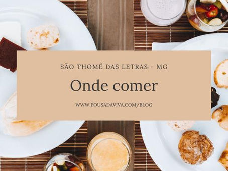 Onde comer em São Thomé das Letras