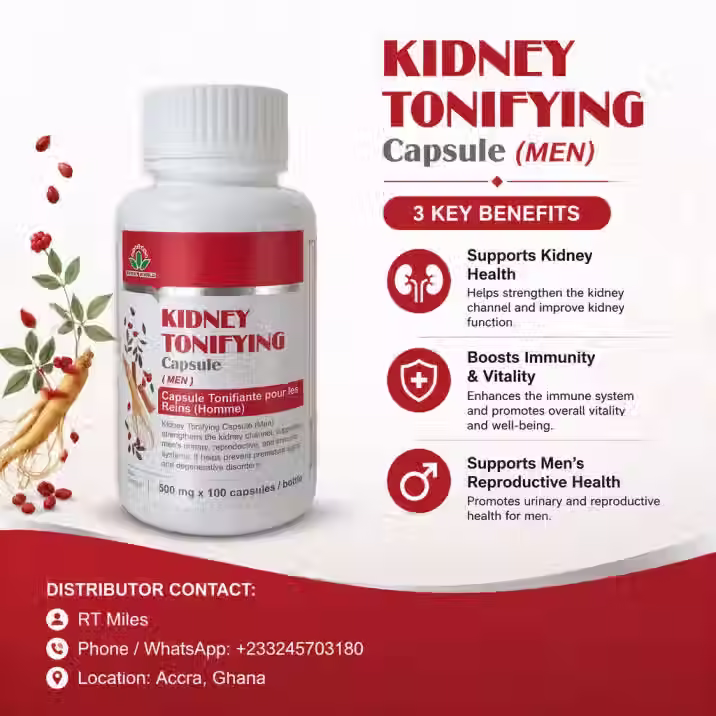 Green World Kidney Tonifying Capsule (men) in Ghana