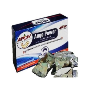 a pack of Ango Power Hercules Royal Coffee Candy
