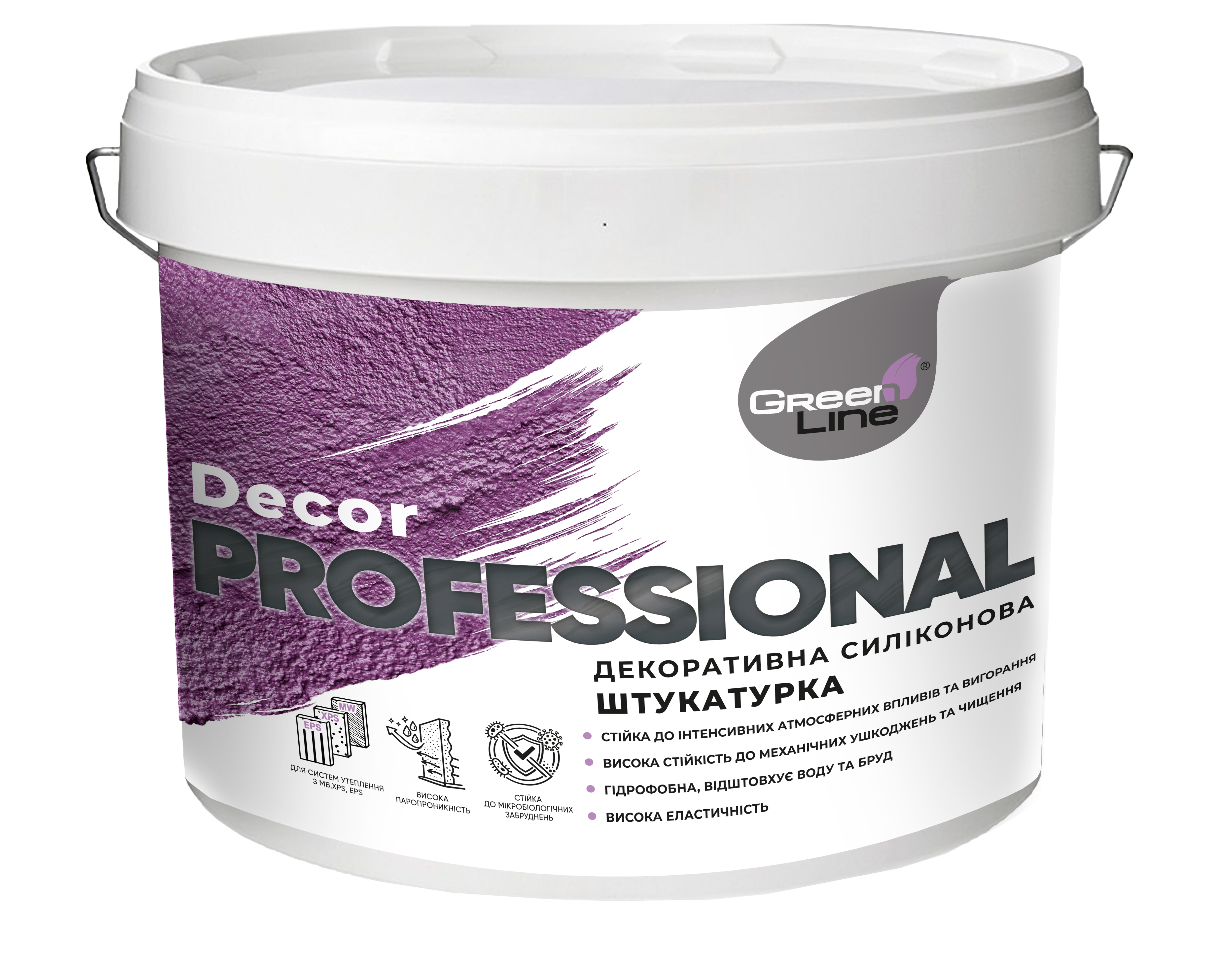 Декоративна силіконова штукатурка Decor PROFESSIONAL 25 кг