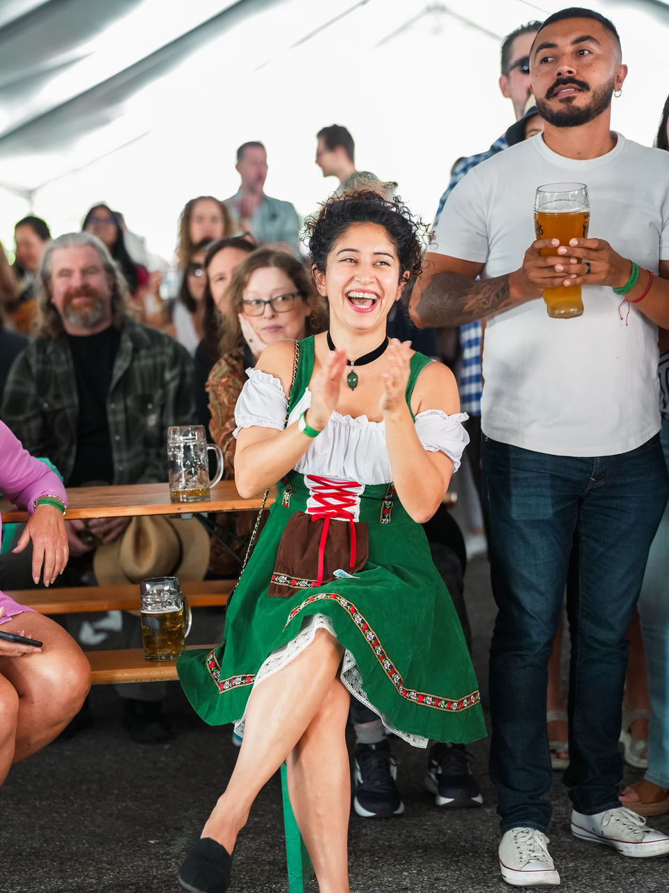 Mountain View Oktoberfest Attendee