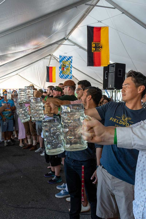 Mountain View Oktoberfest Acclaimed Stein Holding Contest