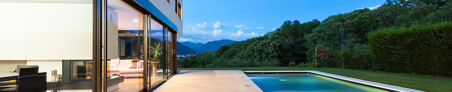 villa with pool