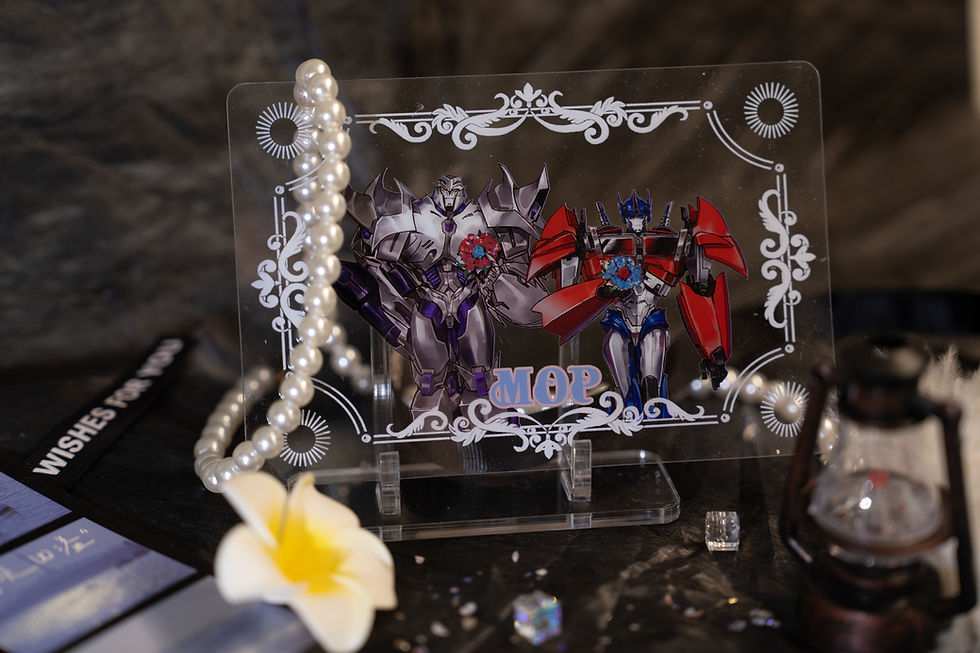 Thumbnail: Transformers MOP - Optimus Prime & Megatron - PVC Card
