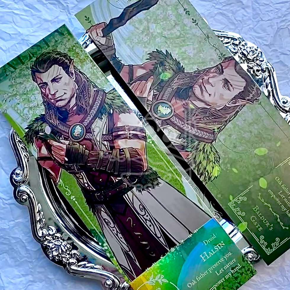 Thumbnail: Baldur's Gate 3 | Astarion, Gale, Halsin Holographic Bookmarks