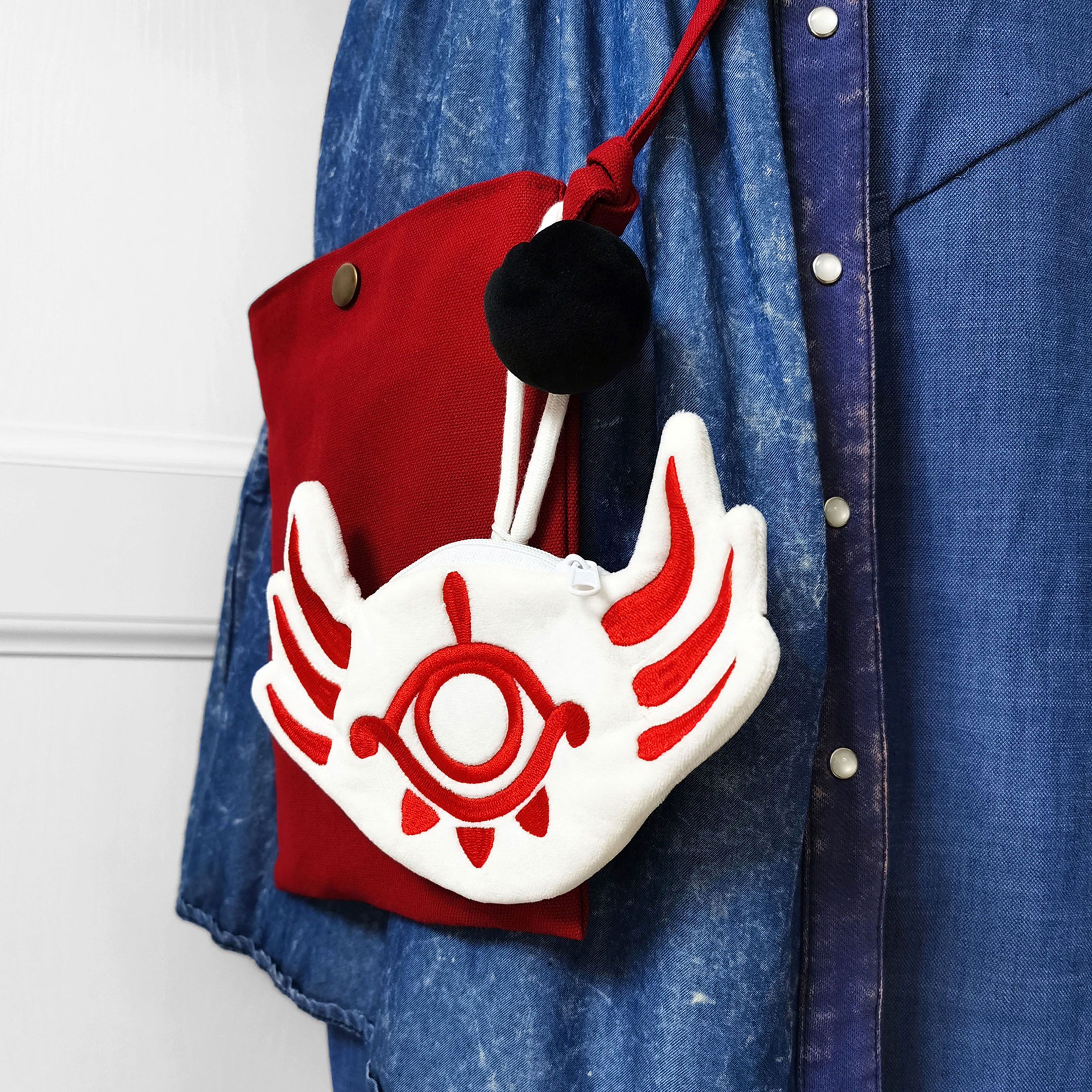 Legend of Zelda Master Kohga Yiga Clan Mini Pouch, Earbud Coin Purse Keychain