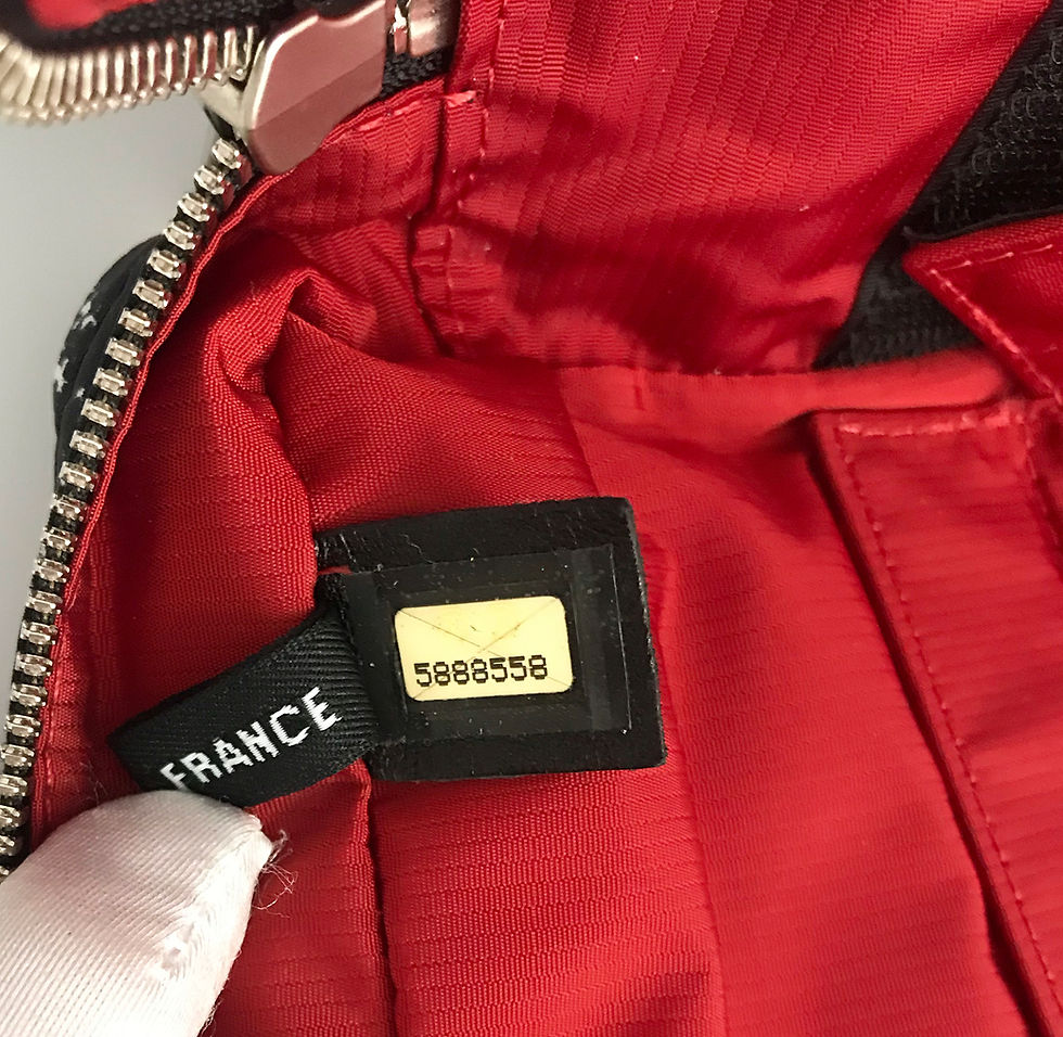 Thumbnail: Chanel Black Nylon Travel Line Briefcase