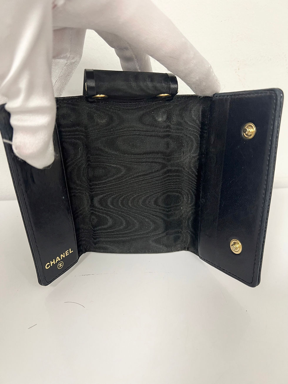 Thumbnail: Chanel Black CC Key Case