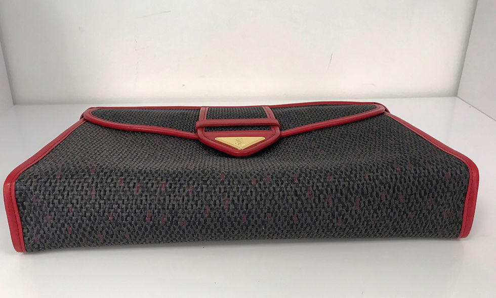 Thumbnail: Yves Saint Laurent Vintage Brown Clutch