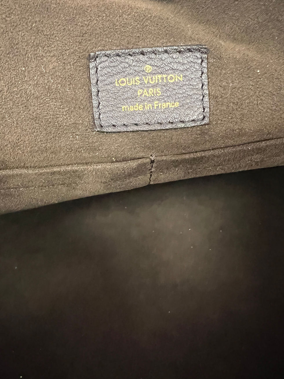 Thumbnail: Louis Vuitton Mahina Dark Brown Leather Lunar GM