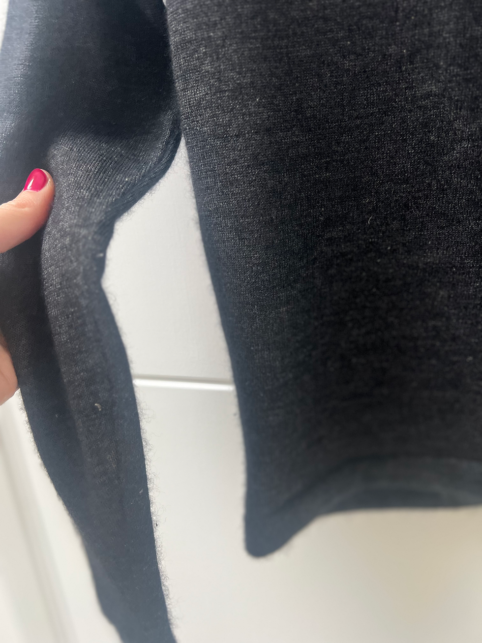 Thumbnail: Chanel Identification Dark Grey Cashmere Jumper Size 34