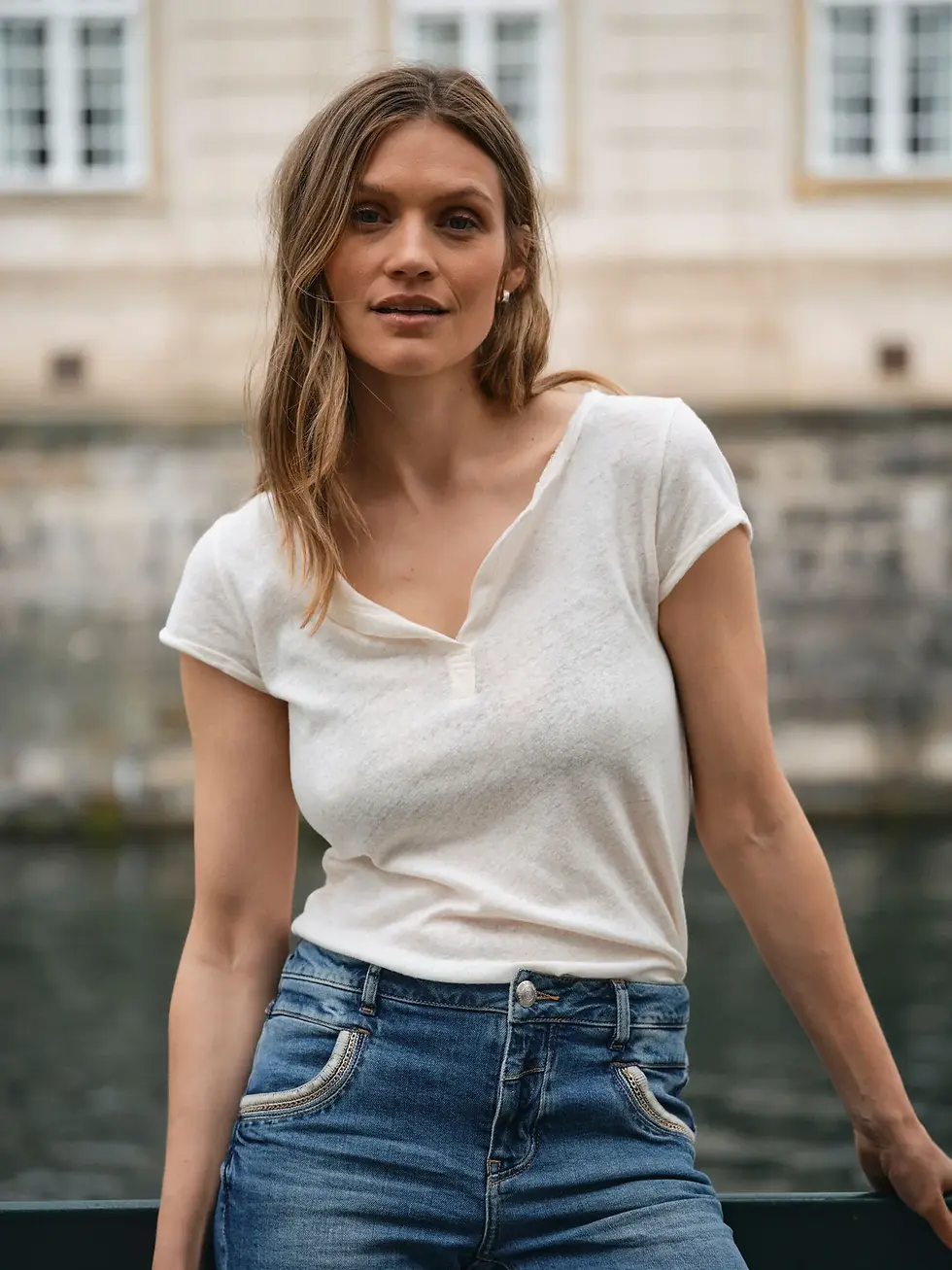 Mos Mosh MMTroy Tee 117440 white