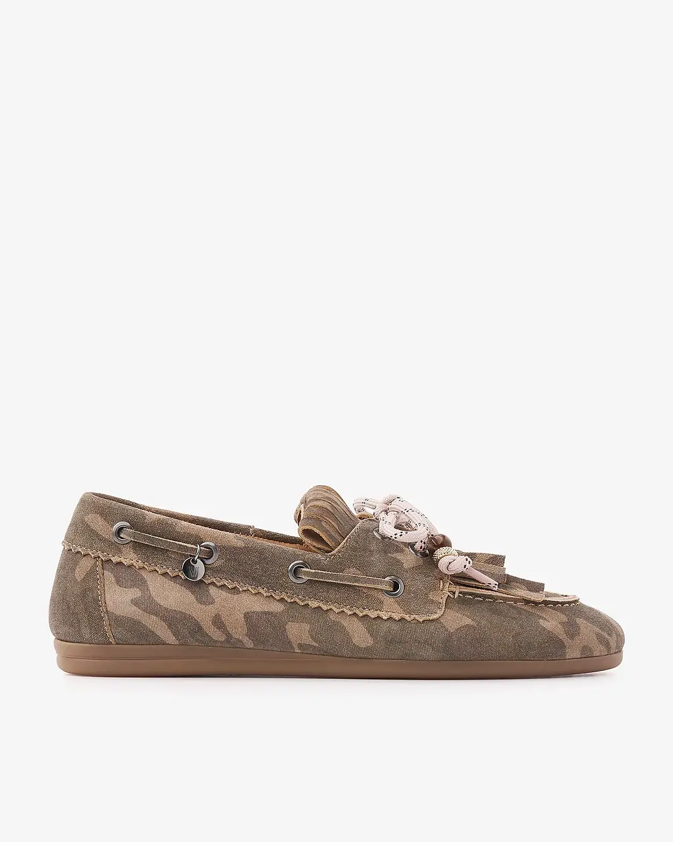 via vai june loua camouflageprint mocassins 62374-05-1022 62374 Camo Green