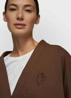 10days cropped baseball cardigan truffle 20-858-6201