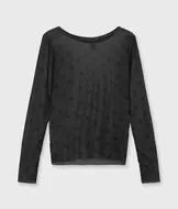 10days mesh top large mouwen 20-771-6203