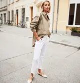 Mac Jeans Chino Turn up white 0434L 3075/00