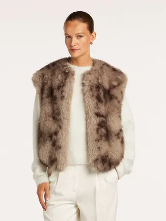beaumont gilet lucinda vest BC044.80.263 warm taupe