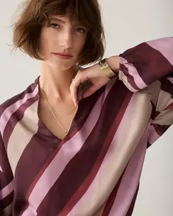 summum top v-neck gestreept 2s3560-12488