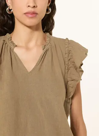 mos mosh mmtea linen blouse178100